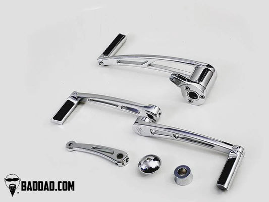 Forward Control Kit with Heel-Toe Shifter