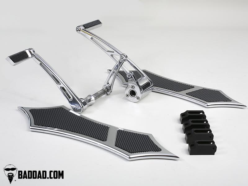 Forward Controls with Toe Shifter & 966 Floorboard Kit