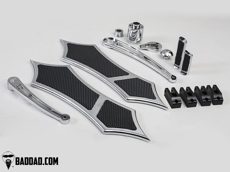 Forward Controls with Toe Shifter & 966 Floorboard Kit