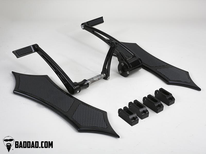 Forward Controls with Toe Shifter & 966 Floorboard Kit