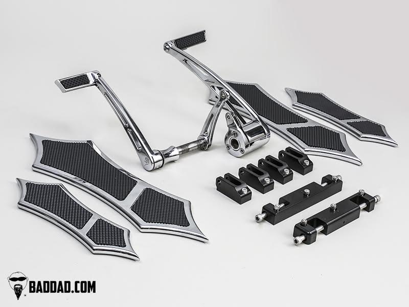 Forward Controls with Toe Shifter & 966 Floorboard Kit