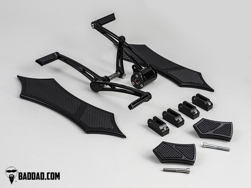 Forward Controls with Heel-Toe & 966 Floorboard Kit