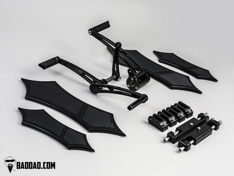 Forward Controls with Heel-Toe & 966 Floorboard Kit