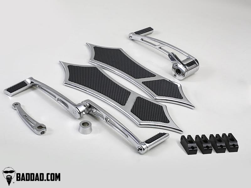 Forward Controls with Heel-Toe & 966 Floorboard Kit