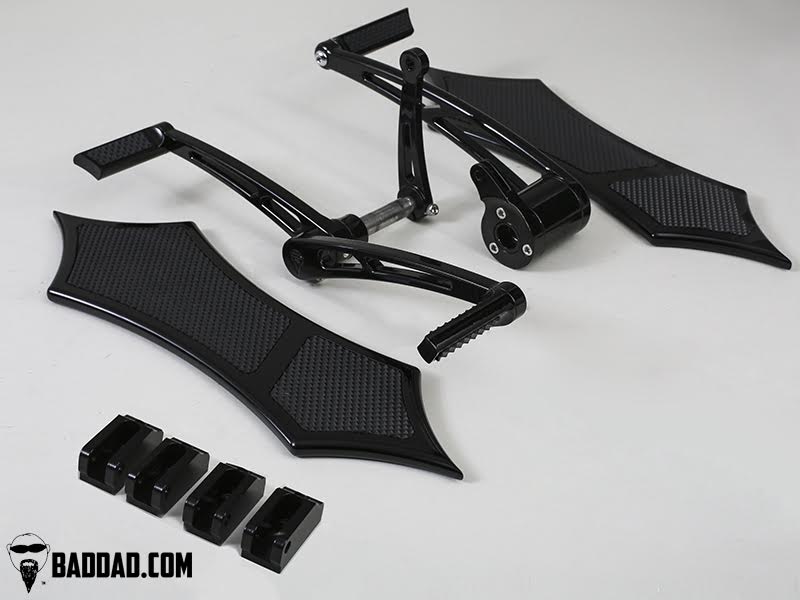 Forward Controls with Heel-Toe & 966 Floorboard Kit