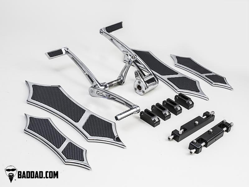 Forward Controls with Heel-Toe & 966 Floorboard Kit