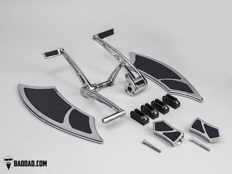 Forward Controls with Heel-Toe & 992 Floorboard Kit