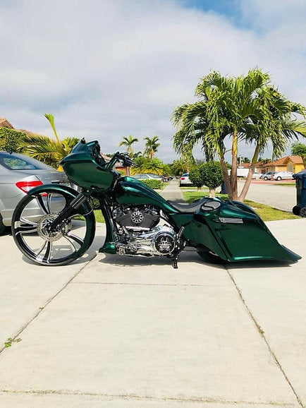 42° rake - Touring Bolt On Big Wheel kit for 26, FAT26 or 30 wheel - 1989-2023