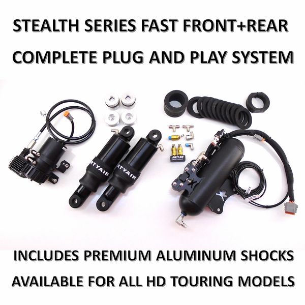 DIRTY AIR "STEALTH" Fast Front+Rear Air Suspension System